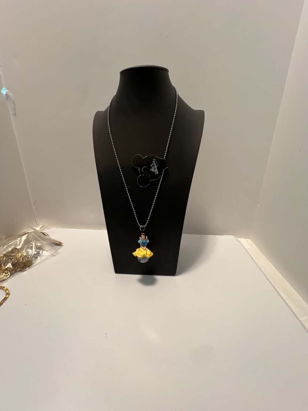Disney Disneyland Resort Snow White Figurine Pendant Necklace